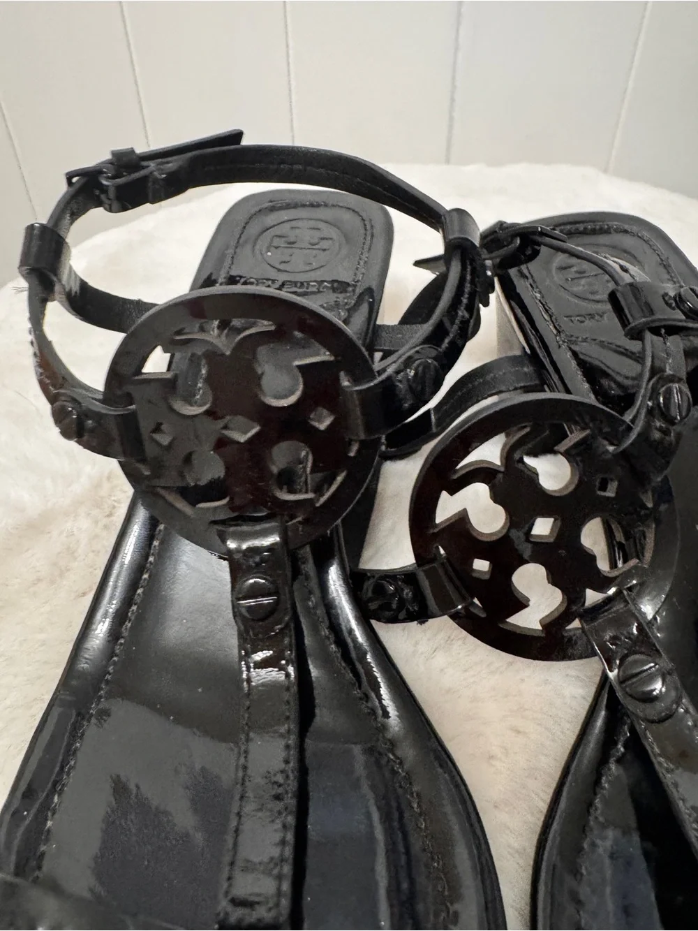 Tory Burch shiny black